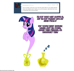 Size: 1050x1000 | Tagged: safe, artist:navitaserussirus, derpibooru import, twilight sparkle, ask, asktwixiegenies