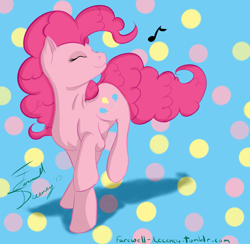 Size: 1329x1298 | Tagged: safe, artist:farewelldecency, pinkie pie, earth pony, pony, solo