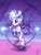 Size: 1500x2000 | Tagged: safe, artist:pirill, rarity, pony, unicorn, exercise, female, headband, jump rope, solo, sweatband