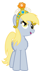 Size: 4113x7378 | Tagged: safe, artist:jaybugjimmies, derpy hooves, pegasus, pony, absurd resolution, big crown thingy, element of harmony, female, mare, simple background, transparent background, vector