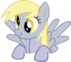 Size: 390x341 | Tagged: safe, artist:darkomegamk2, derpy hooves, pegasus, pony, female, mare, scrunchy face