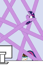 Size: 200x297 | Tagged: safe, derpibooru import, twilight sparkle, do not want, nope, reaction image, stretching