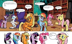 Size: 1600x980 | Tagged: safe, derpibooru import, idw, applejack, fluttershy, pinkie pie, rainbow dash, rarity, twilight sparkle, twilight sparkle (alicorn), alicorn, earth pony, pegasus, pony, unicorn, comic, exploitable meme, female, mane 6 interests, mane six, mare, meme, transformers