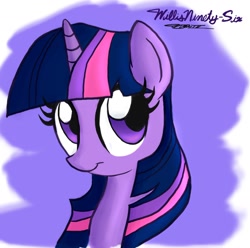 Size: 1936x1924 | Tagged: safe, artist:willisninety-six, derpibooru import, twilight sparkle, bust, portrait, solo