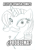 Size: 1200x1656 | Tagged: safe, artist:woodcase, rarity, pony, unicorn, image macro, monochrome, moustache, solo, spanish