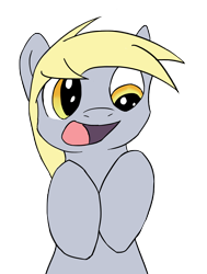 Size: 1596x2115 | Tagged: safe, artist:pkmnmasterwheeler, derpy hooves, pegasus, pony, female, happy, mare, solo