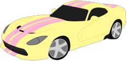 Size: 2056x998 | Tagged: safe, artist:totallynotabronyfim, fluttershy, car, dodge (car), dodge viper, no pony, simple background, srt viper, transparent background