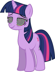 Size: 1024x1334 | Tagged: safe, derpibooru import, twilight sparkle, eyes, hypnosis, smiling, solo, trance