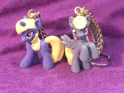 Size: 2592x1944 | Tagged: safe, artist:nightwings-81, derpy hooves, dinky hooves, pegasus, pony, custom, female, figure, irl, keychain, mare, photo, toy