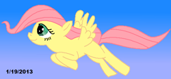 Size: 530x245 | Tagged: safe, artist:ced75, fluttershy, pegasus, pony, female, filly, mare