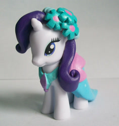 Size: 1418x1500 | Tagged: artist needed, safe, rarity, pony, unicorn, brushable, clothes, custom, dress, toy