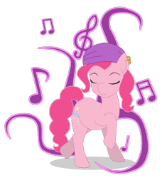 Size: 1000x1096 | Tagged: safe, pinkie pie, earth pony, pony, friendship is witchcraft, female, gypsy pie, mare, pink coat, pink mane, solo