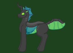 Size: 1500x1100 | Tagged: safe, artist:krumpcakes, queen chrysalis, changeling, changeling queen, alternate design, female