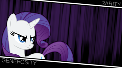 Size: 1920x1080 | Tagged: safe, artist:alphamuppet, rarity, pony, unicorn, female, horn, mare, solo, vector, wallpaper