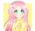 Size: 937x852 | Tagged: safe, artist:tany-lu, fluttershy, human, clothes, cute, female, hair accessory, humanized, looking at you, solo, sweater