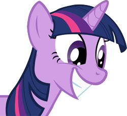 Size: 1157x1061 | Tagged: dead source, safe, artist:a01421, derpibooru import, twilight sparkle, pony, do it filly, female, grin, mare, simple background, smiling, solo, squee, transparent background, vector