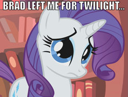 Size: 611x461 | Tagged: safe, edit, edited screencap, screencap, rarity, equestria girls, look before you sleep, brad, cropped, image macro, implied flash sentry, sad, solo