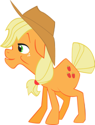 Size: 2084x2740 | Tagged: safe, artist:purpleamhariccoffee, applejack, granny smith, earth pony, pony, recolor, simple background, solo, transparent background, vector