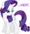 Size: 1600x1817 | Tagged: safe, artist:xpesifeindx, edit, rarity, pony, unicorn, eyebrows, raised eyebrow, simple background, solo, text, unimpressed, vector, white background