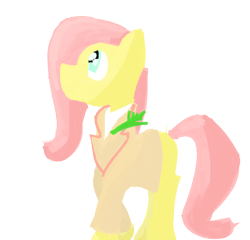 Size: 1168x1123 | Tagged: safe, artist:soupepotage, fluttershy, pegasus, pony, clothes, doctor who, fifth doctor, frock coat, shirt