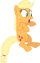 Size: 6000x9312 | Tagged: safe, artist:lunabubble-ede96, applejack, earth pony, pony, absurd resolution, simple background, transparent background, vector