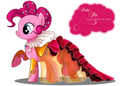 Size: 1500x1053 | Tagged: safe, artist:tiffanymarsou, pinkie pie, earth pony, pony, clothes, dress, female, mare, pink coat, pink mane