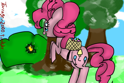 Size: 1280x853 | Tagged: safe, artist:tarragon2000, pinkie pie, earth pony, pony, 30 minute art challenge, easter, easter egg