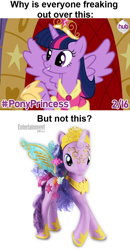 Size: 700x1344 | Tagged: safe, derpibooru import, twilight sparkle, twilight sparkle (alicorn), alicorn, pony, magical mystery cure, alicorn drama, butthurt, female, hasbro, mare, toy