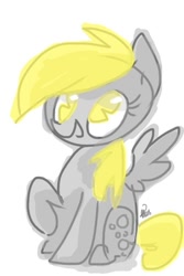 Size: 480x720 | Tagged: safe, artist:lyricallark, derpy hooves, pegasus, pony, female, mare, solo