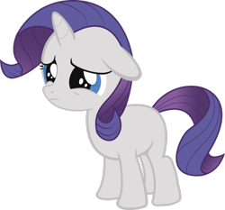 Size: 926x862 | Tagged: safe, artist:refro82, rarity, pony, unicorn, filly, solo, upset