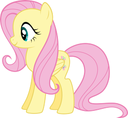 Size: 6190x5721 | Tagged: safe, artist:silvervectors, fluttershy, pegasus, pony, absurd resolution, female, mare, simple background, solo, transparent background, vector