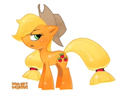 Size: 900x708 | Tagged: safe, artist:robert dejesus, applejack, earth pony, pony, solo