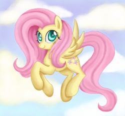 Size: 890x829 | Tagged: safe, artist:mel-rosey, fluttershy, pegasus, pony, female, mare, pink mane, solo, yellow coat