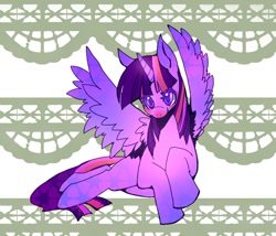 Size: 700x600 | Tagged: safe, artist:ryama, derpibooru import, twilight sparkle, twilight sparkle (alicorn), alicorn, pony, pixiv, solo