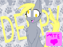 Size: 671x509 | Tagged: safe, artist:meylinthehedgehog, derpy hooves, cat, heart, kitten, solo, species swap