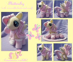 Size: 900x765 | Tagged: safe, artist:satokit, fluttershy, accessories, boots, doll, irl, photo, plushie, toy