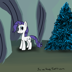 Size: 1280x1280 | Tagged: safe, artist:saine grey, rarity, pony, unicorn, 30 minute art challenge, gem, solo