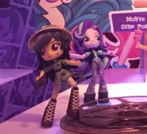 Size: 208x189 | Tagged: safe, daring do, starlight glimmer, equestria girls, doll, equestria girls minis, irl, photo, toy, toy fair, toy fair 2017