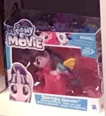 Size: 213x233 | Tagged: safe, pinkie pie, rarity, starlight glimmer, my little pony: the movie, irl, merchandise, photo, picture for breezies, toy fair, toy fair 2017