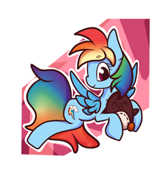 Size: 2356x2431 | Tagged: safe, artist:hedgehog-plant, derpibooru import, rainbow dash, pegasus, pony, abstract background, female, mare, plushie, solo