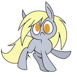 Size: 887x887 | Tagged: safe, artist:sauec, derpy hooves, pegasus, pony, confused, female, mare, simple background, solo, transparent background