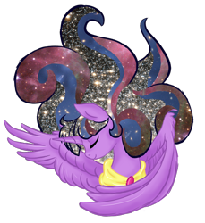 Size: 872x952 | Tagged: safe, artist:catnipfairy, derpibooru import, twilight sparkle, twilight sparkle (alicorn), alicorn, pony, female, mare, simple background, space, transparent background