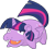 Size: 1000x902 | Tagged: safe, derpibooru import, edit, twilight sparkle, twilight sparkle (alicorn), alicorn, female, pokefied, pokémon, simple background, slowpoke, slowpoke (pokémon), solo, species swap, transparent background