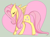 Size: 3901x2890 | Tagged: safe, artist:zahzah-chan, fluttershy, pegasus, pony, female, heart, mare, solo