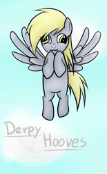 Size: 704x1134 | Tagged: safe, artist:anna-captor, derpy hooves, pegasus, pony, :3, female, mare, solo