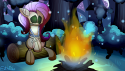 Size: 7000x4000 | Tagged: safe, artist:extradan, fluttershy, pegasus, pony, female, flutterbot, mare, sorrow forest