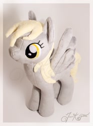 Size: 770x1038 | Tagged: safe, artist:bluepowdermonkey, derpy hooves, pegasus, pony, female, irl, mare, photo, plushie, solo