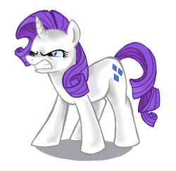 Size: 874x850 | Tagged: safe, artist:spainfischer, rarity, pony, unicorn, female, horn, mare, solo, white coat