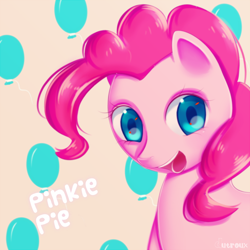 Size: 600x600 | Tagged: safe, artist:dutroux, pinkie pie, earth pony, pony, bust, portrait, solo