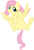 Size: 2020x2940 | Tagged: safe, artist:transparentpony, fluttershy, pegasus, pony, featureless crotch, female, mare, pink mane, yellow coat